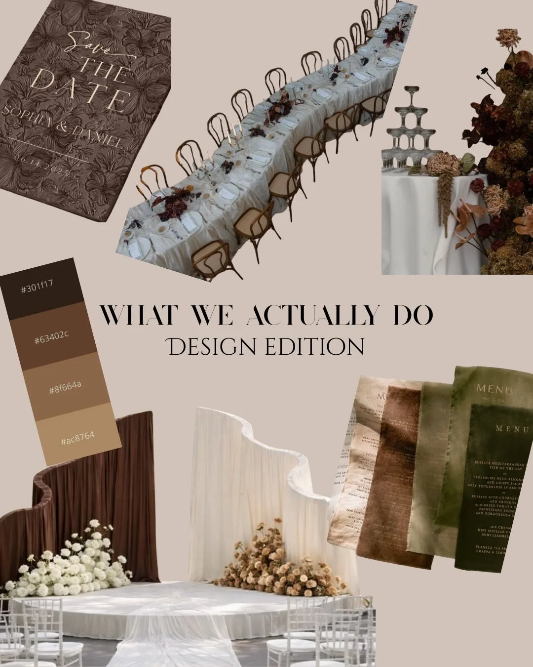 Anyone can put together decor&mdash;but creating a cohesive, elevated experience is a different story. We help our clients take all their ideas and refine them into something intentional, unique, and unforgettable. That&rsquo;s what sets your event a