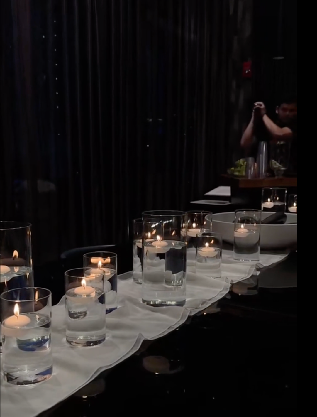 Ricky’s Candelit Birthday Dinner