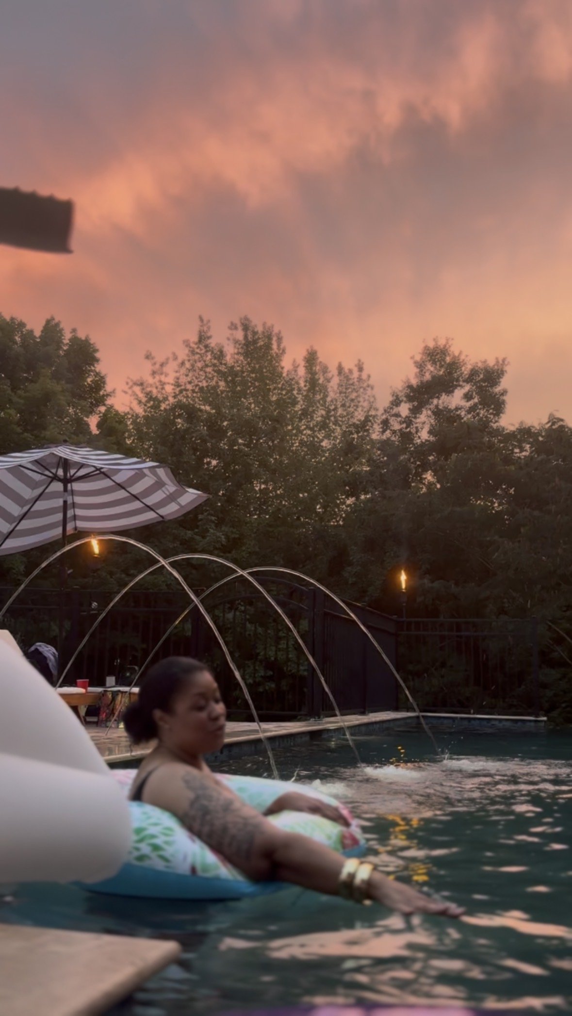 Lesbian Pool Party in Birmingham, AL hosted by The L Factor. WLW.