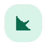 Green hiking boot icon on a light background.