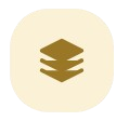 Restaurant or burger icon with stacked burger layers