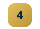 Gold-colored square with the number 4 in the center