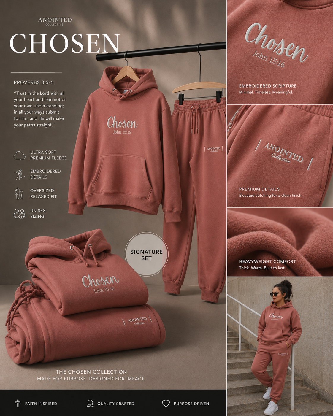 Chosen Collection Hoodie & Jogger Set