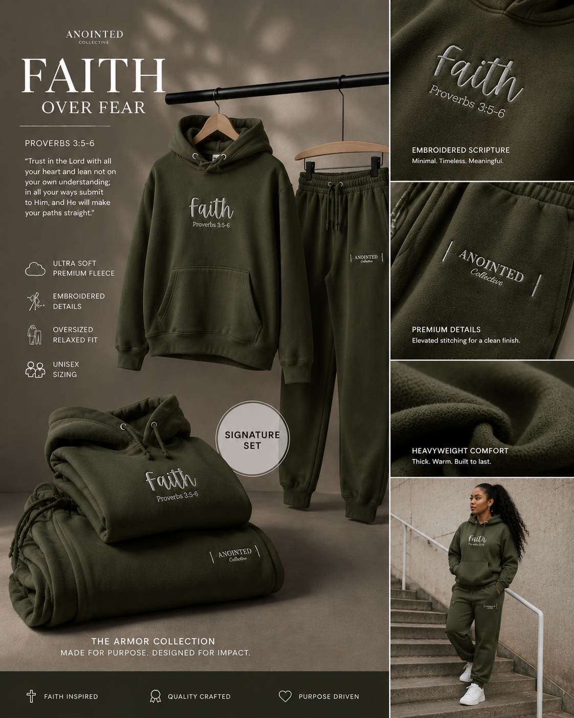 Faith Over Fear Signature Set