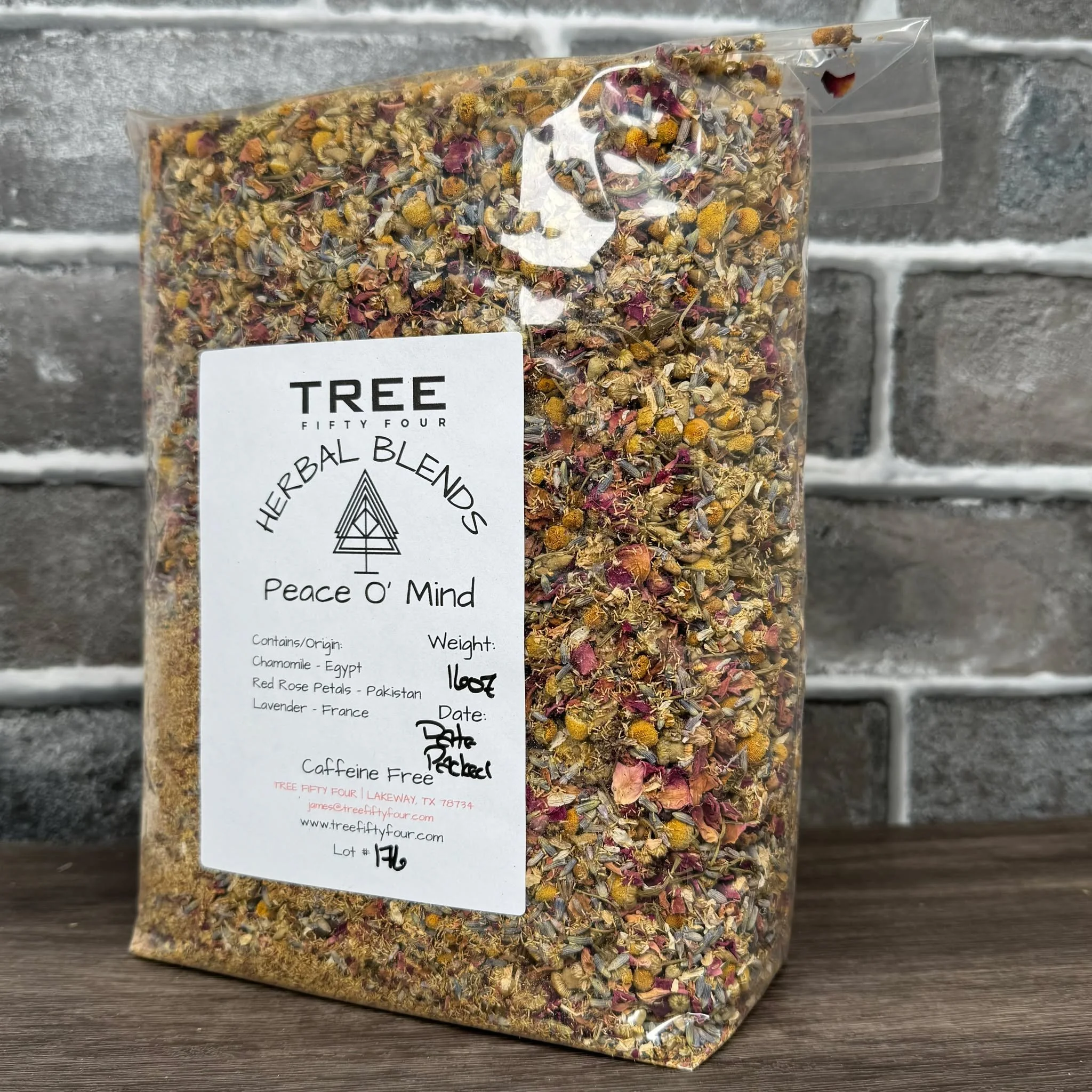 Peace O' Mind Herbal Tea Blend