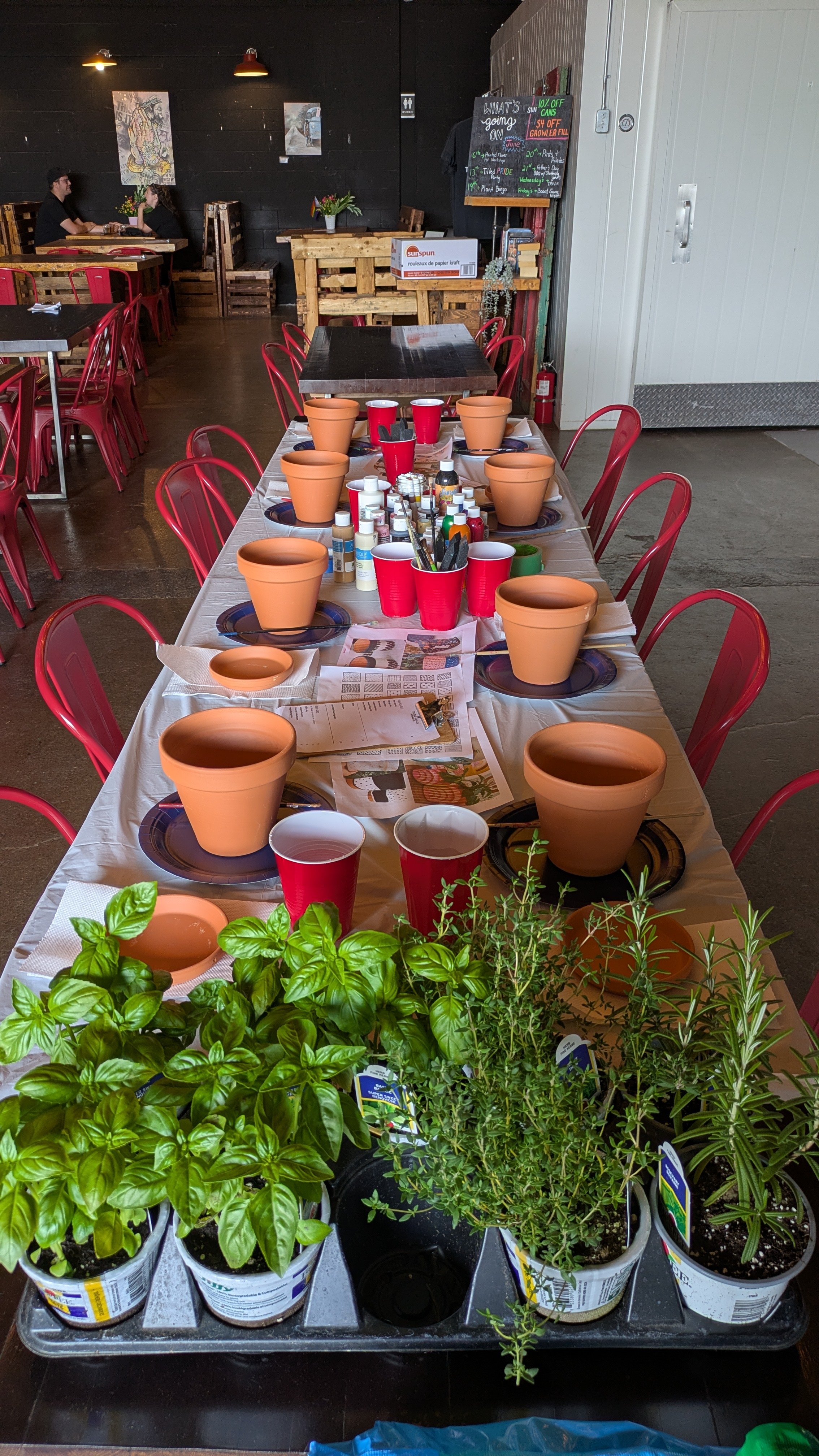 Painted Flower Pot Workshop