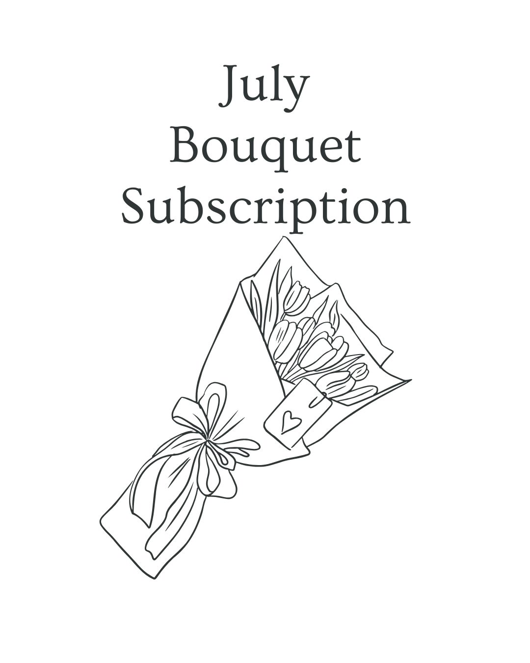 2027 July Bouquet Subscription