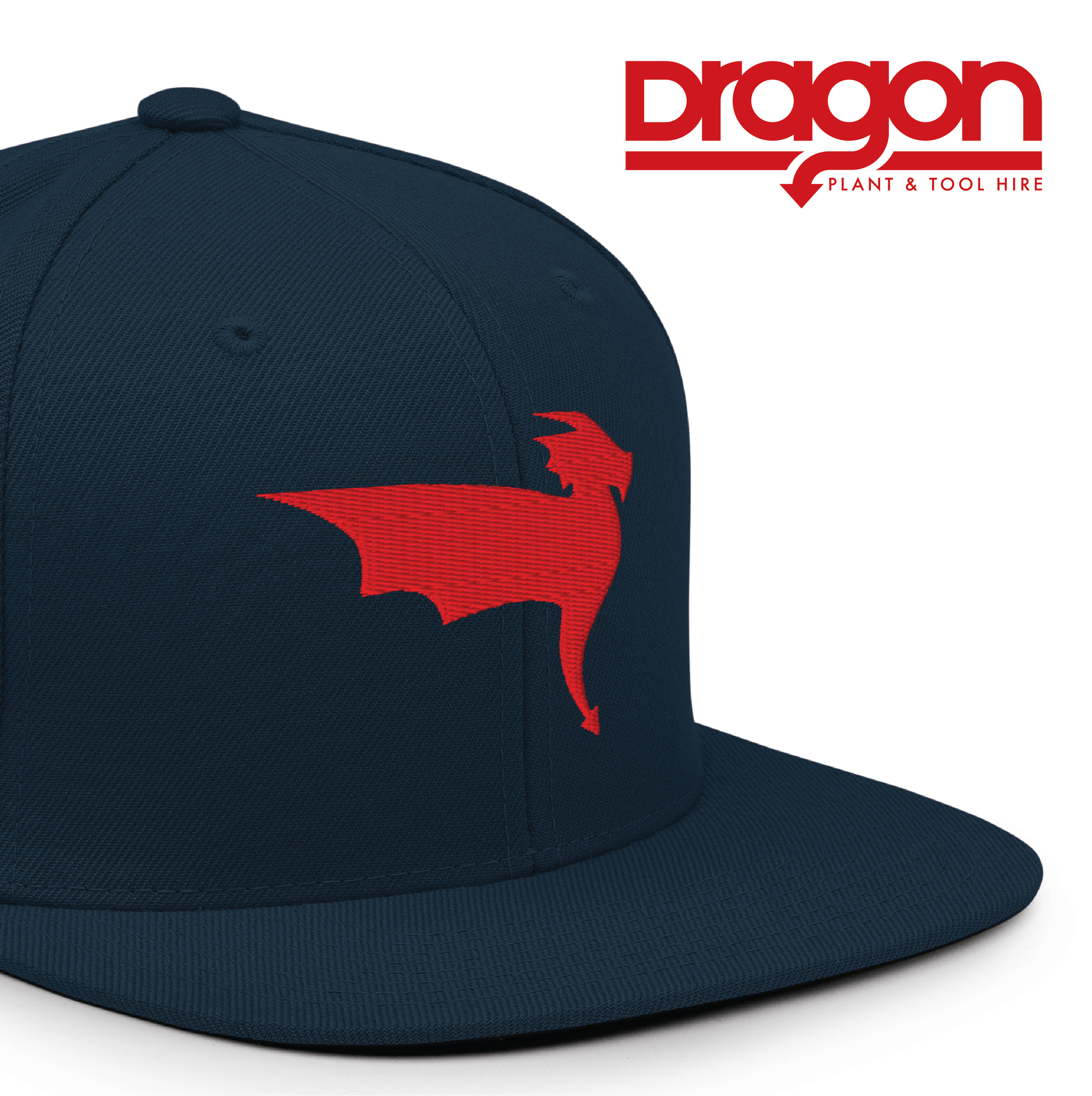 Brand identity design for tool hire business Dragon Plant & Tool Hire - merch design