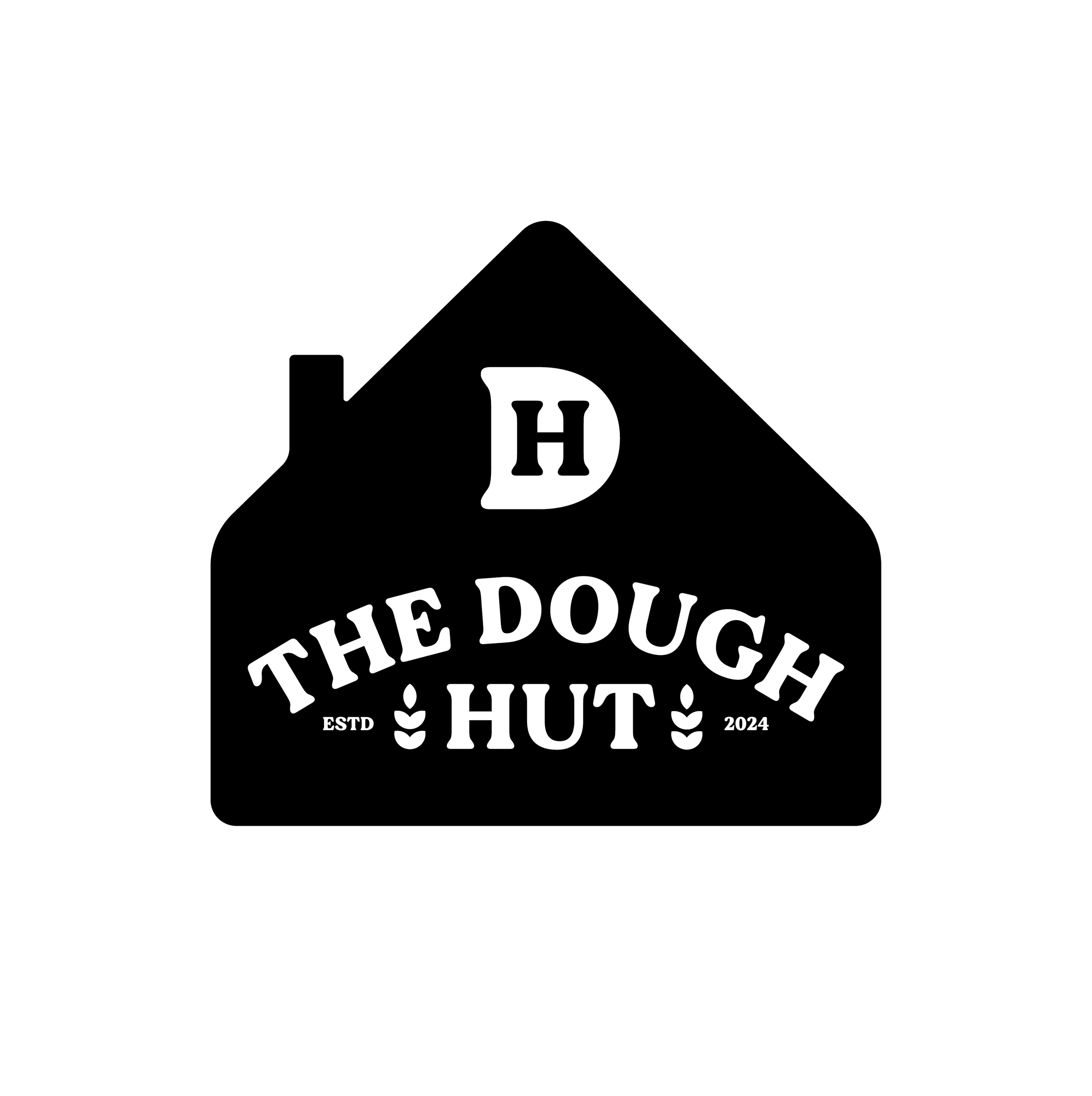 Brand identity design for bakery The Dough Hut