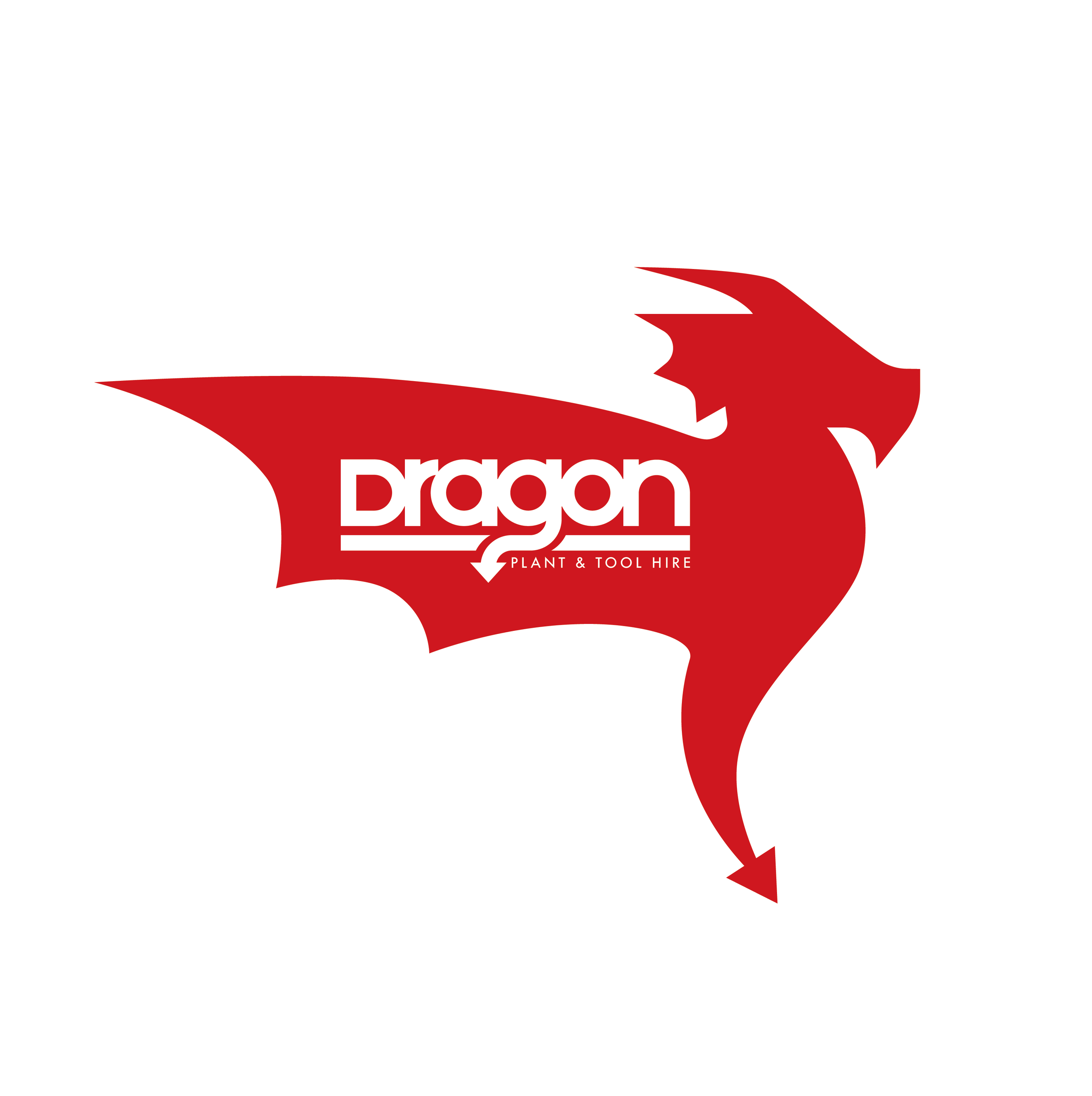 Brand identity design for tool hire business Dragon Plant & Tool Hire