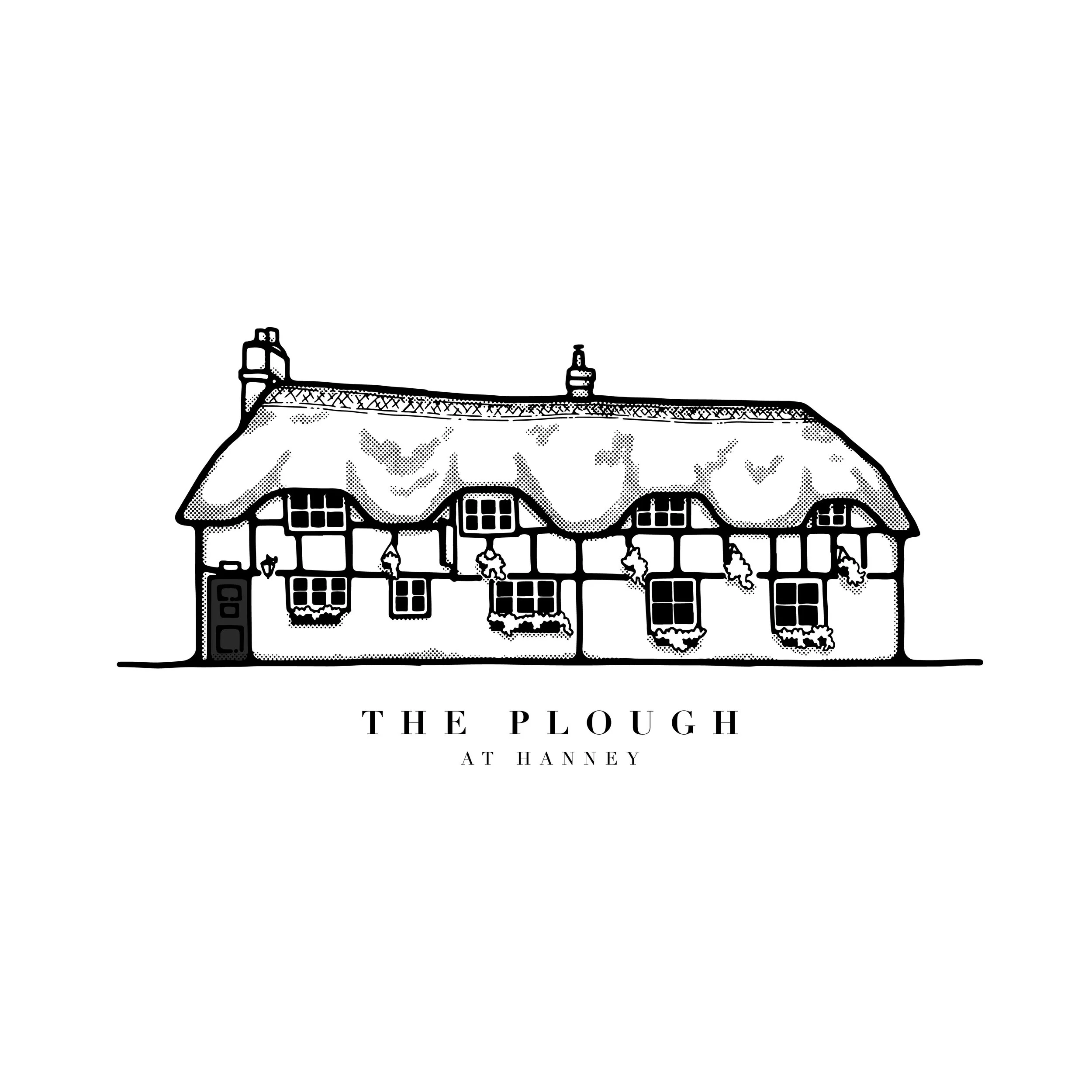 Illustration of pub for The Plough at Hanney