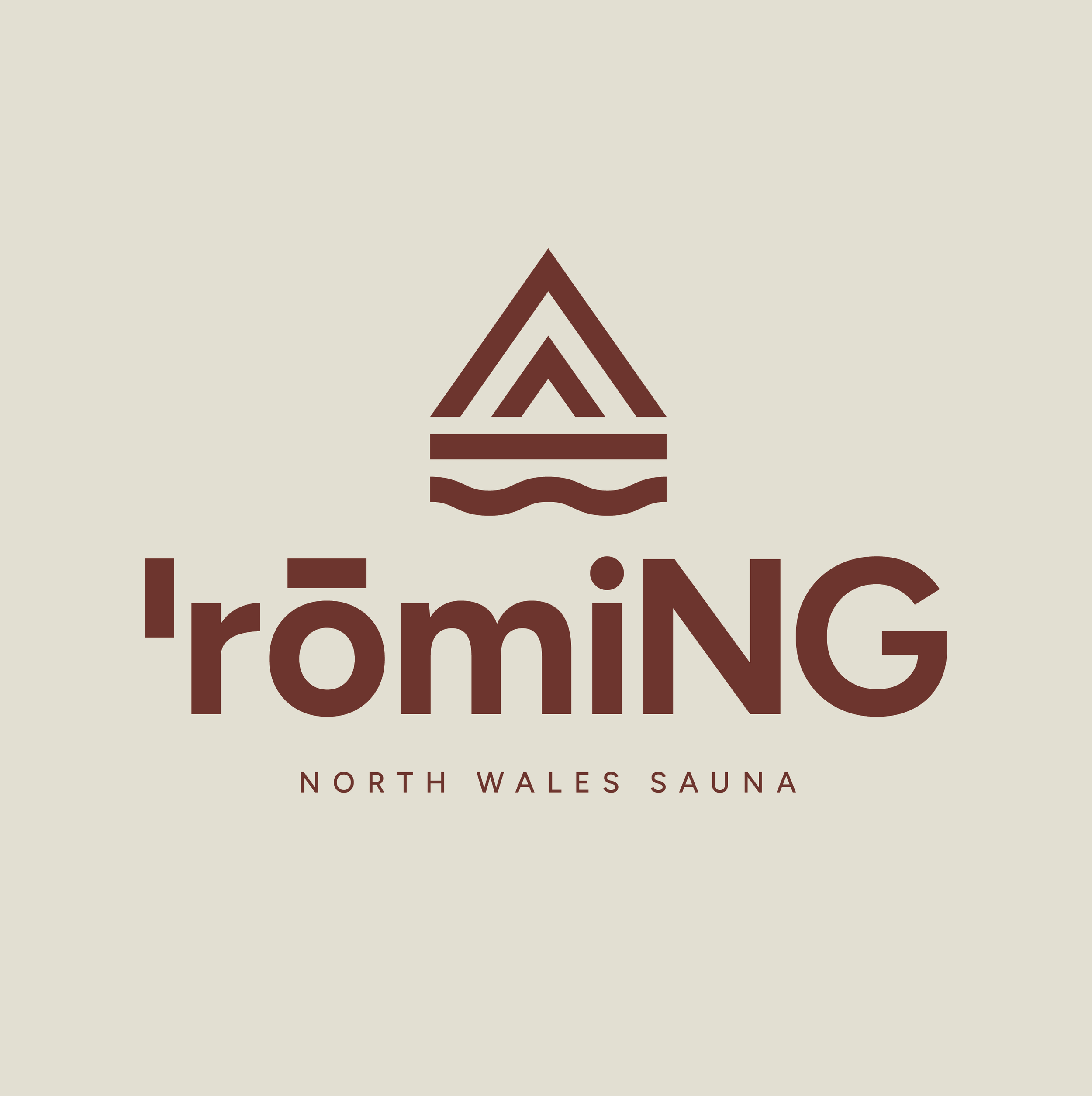 Brand identity design for mobile sauna business North Wales Sauna