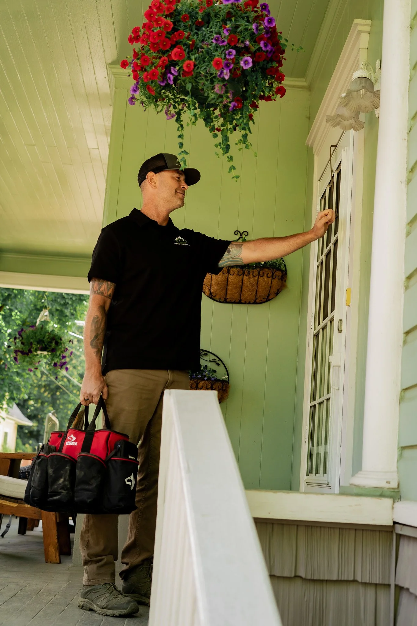 Sebastian Combes, a local home inspector in Baker City, Oregon.