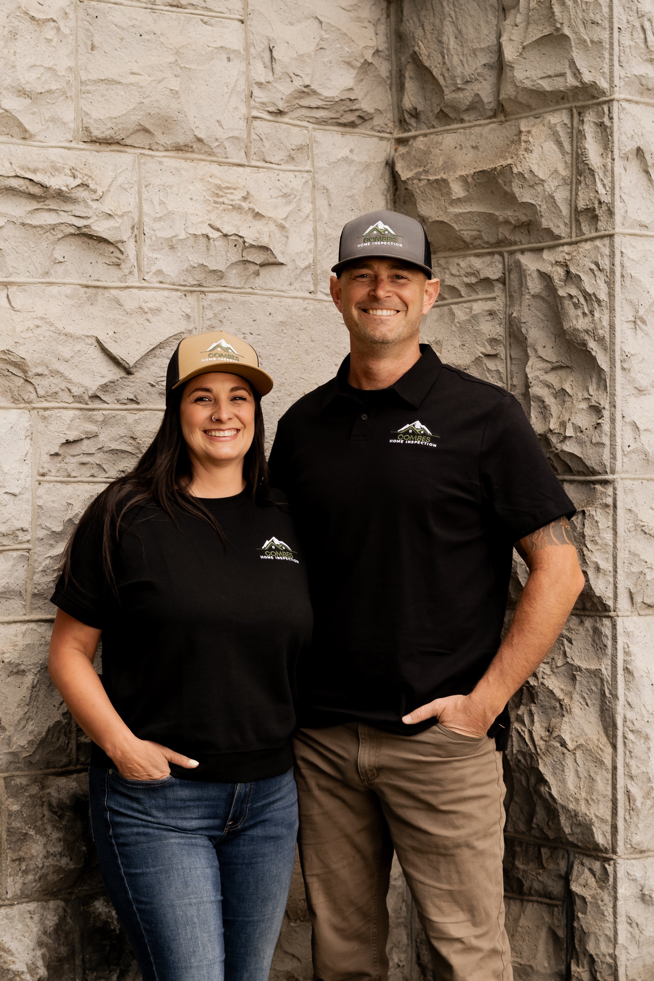 April and Sebastian Combes, owners of Combes Home Inspection in eastern Oregon.