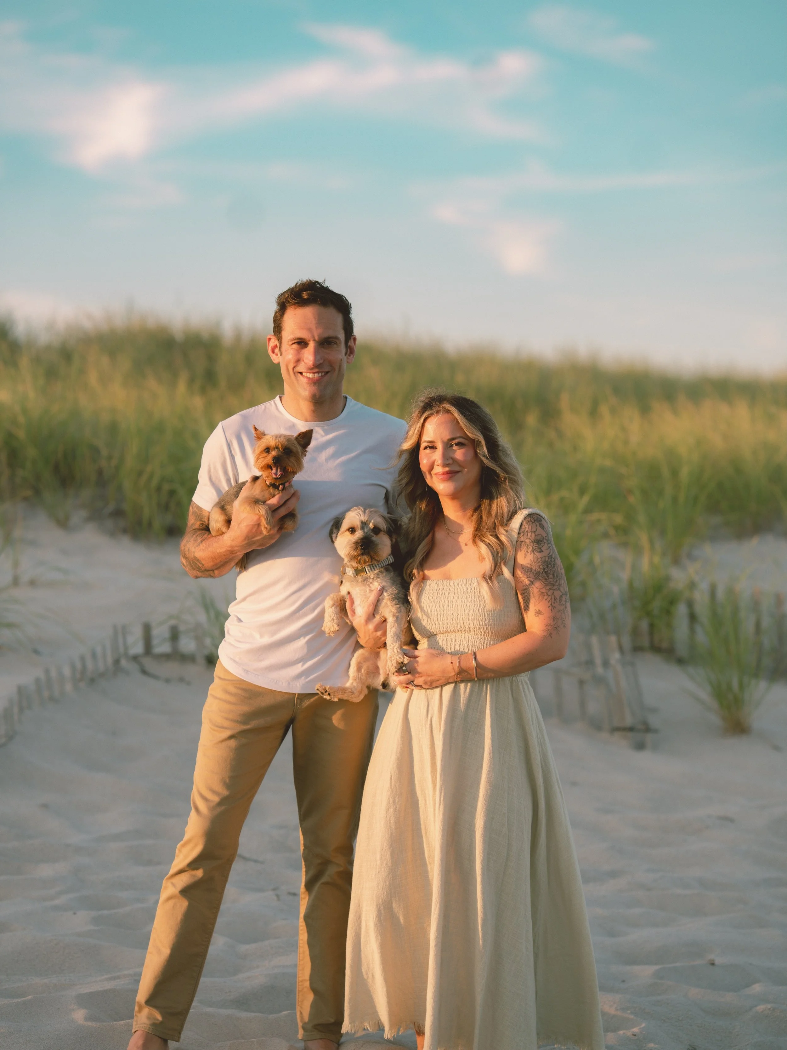 A little family shoot at our favorite place! Dakota @wyldfire.co really captures the moment in her cinematic style photos. I&rsquo;m obsessed! Check her out ❤️ 

Obviously my spray tan and makeup is by me! 🤩 #familyphotoshoot #hamptonsmakeupartist #