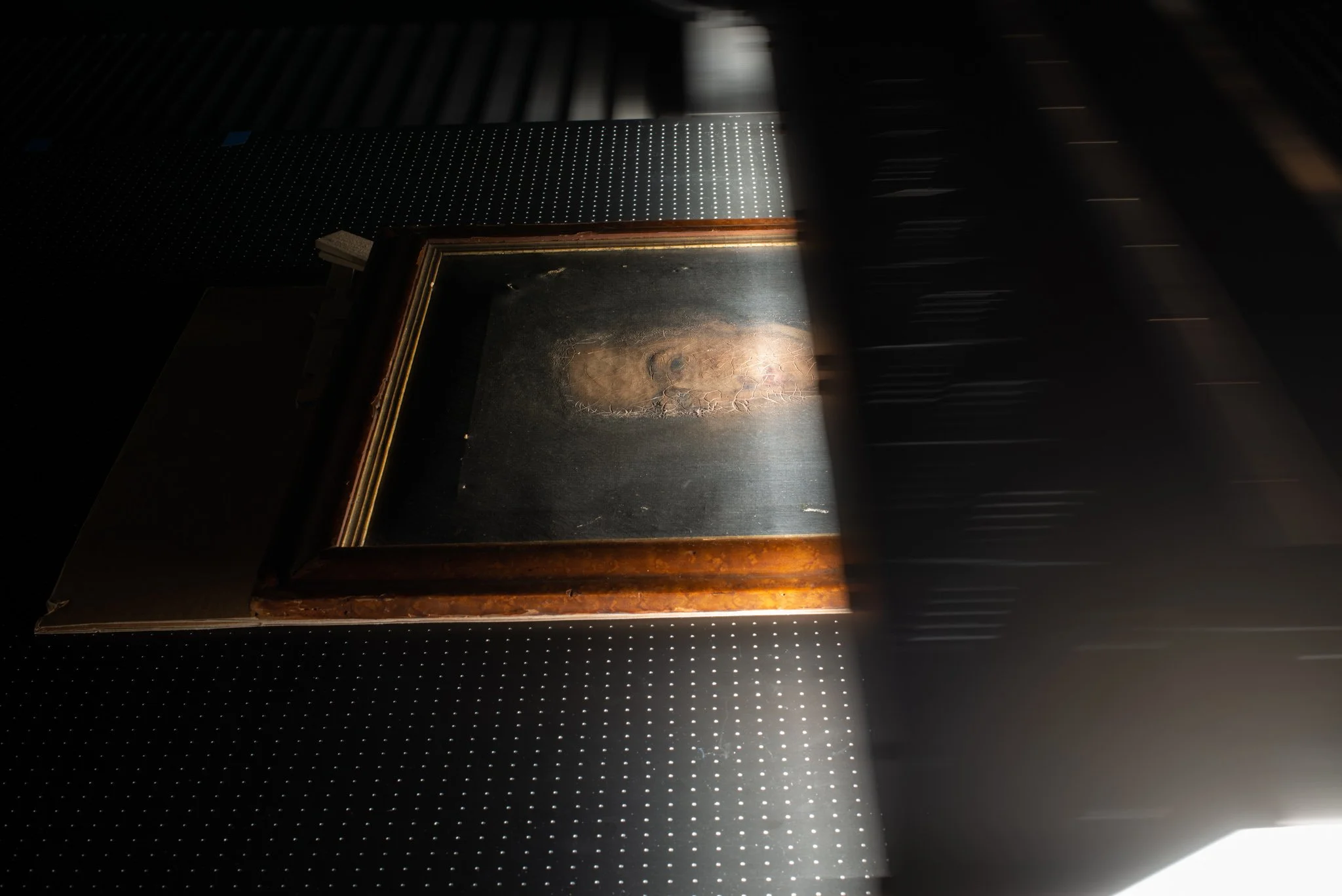 An art replication being printed at General Public.