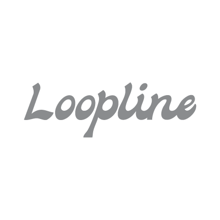 Script logo for wine bar Loopline