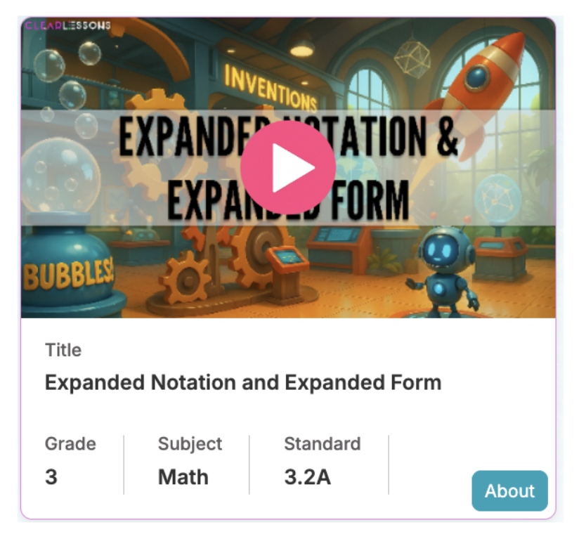 Launch: ClearLessons
