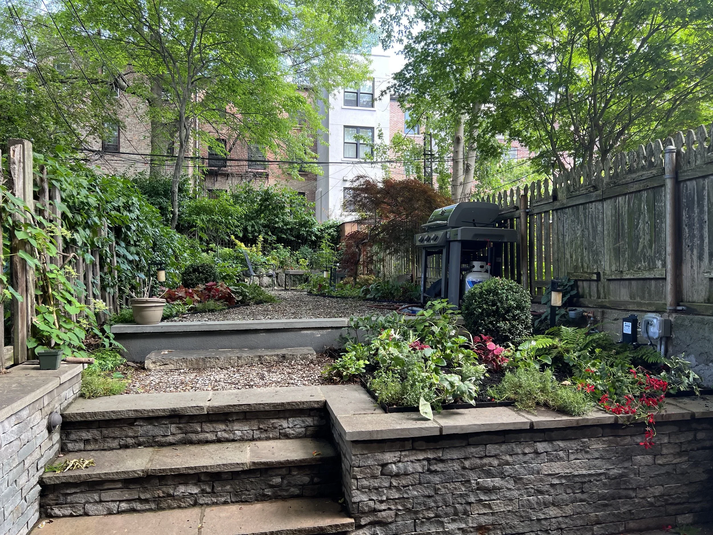 Cobble Hill backyard