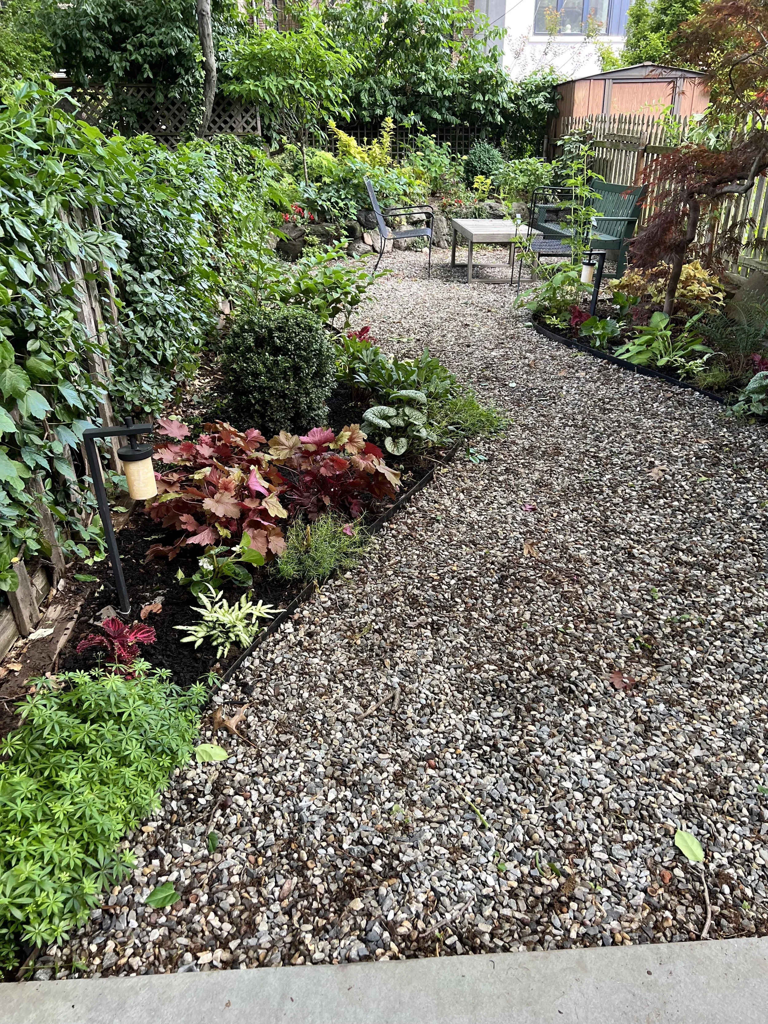 Cobble Hill backyard