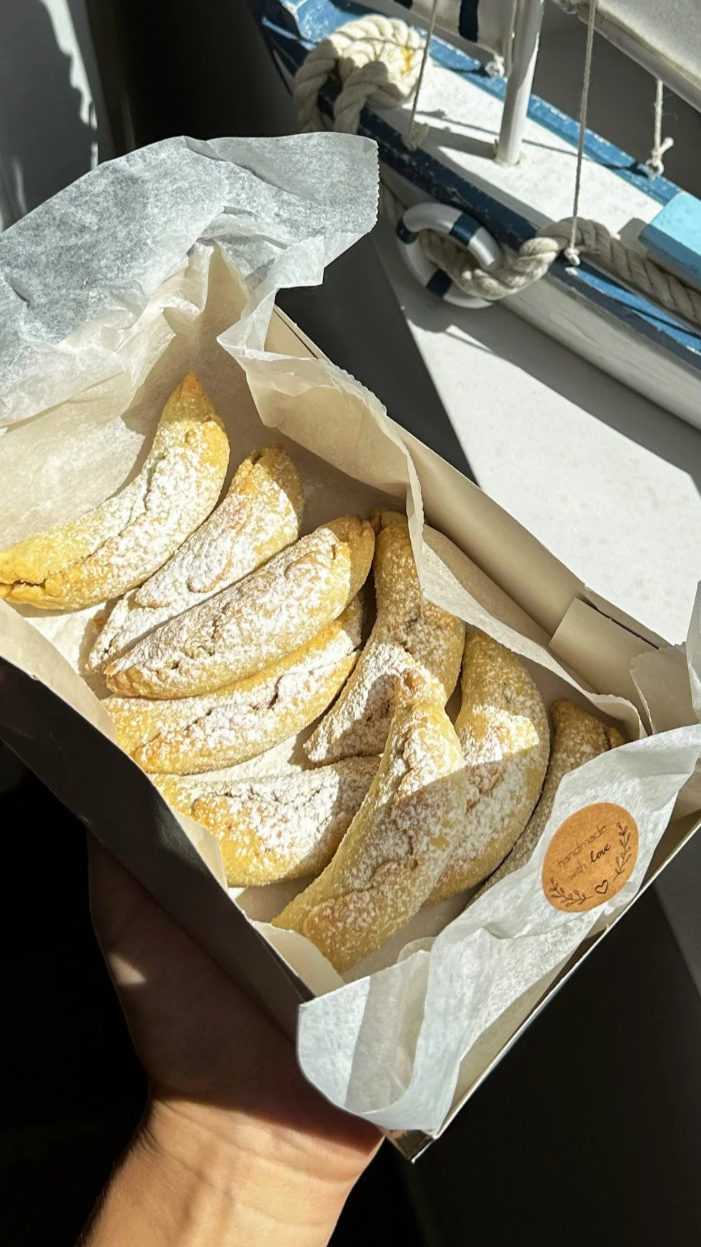 Walnut Crescent Cookies