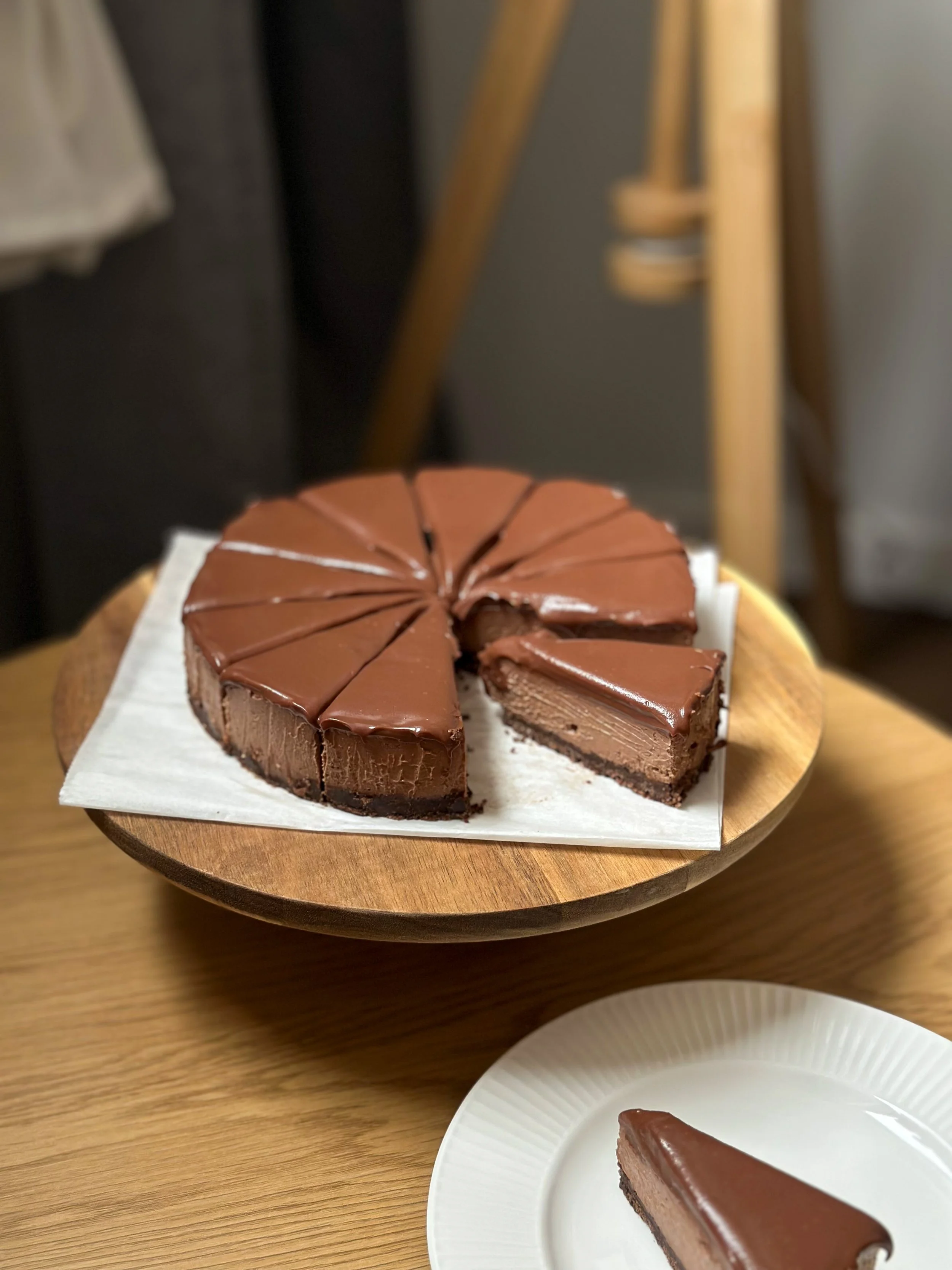 Chocolate cheesecake