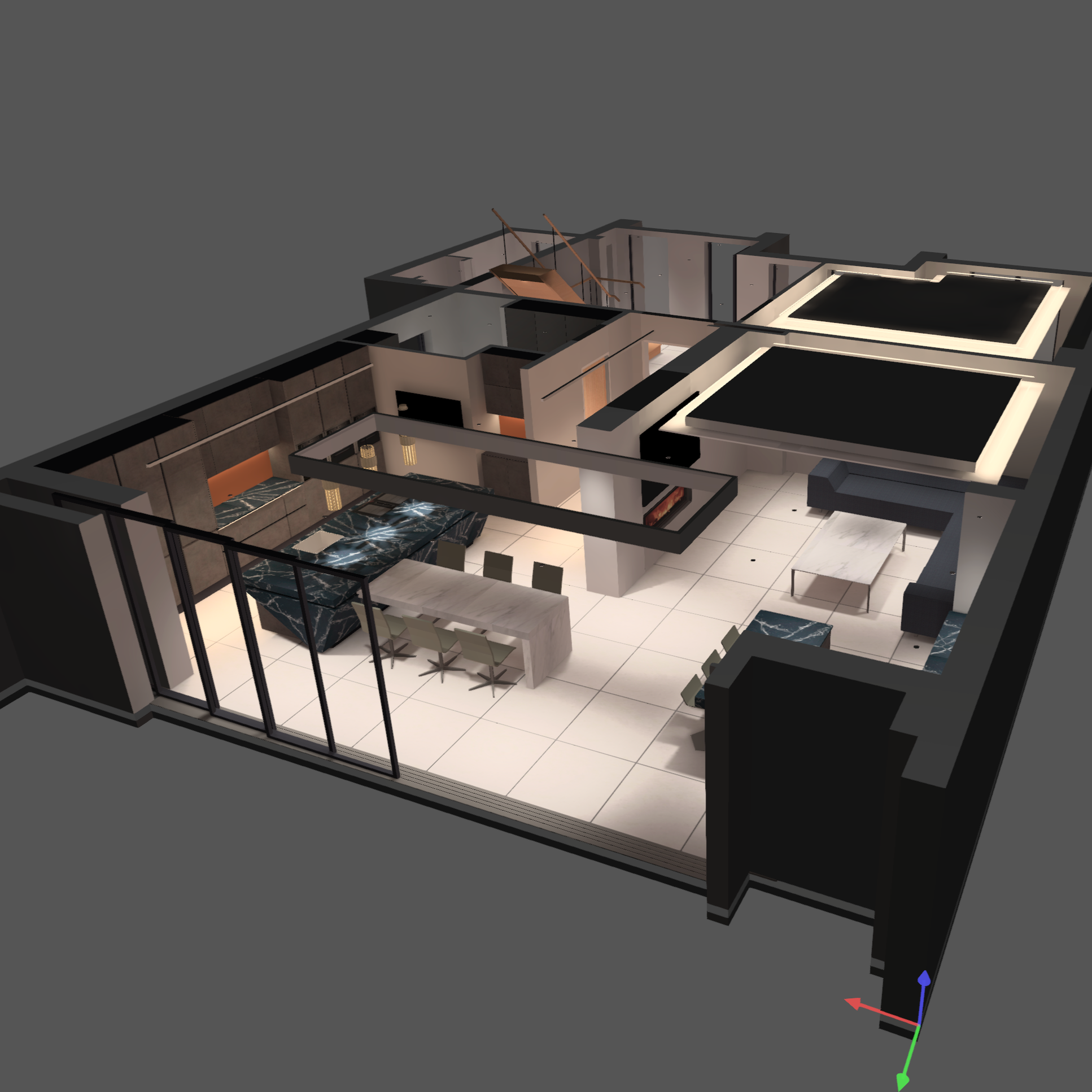 Downstairs Model