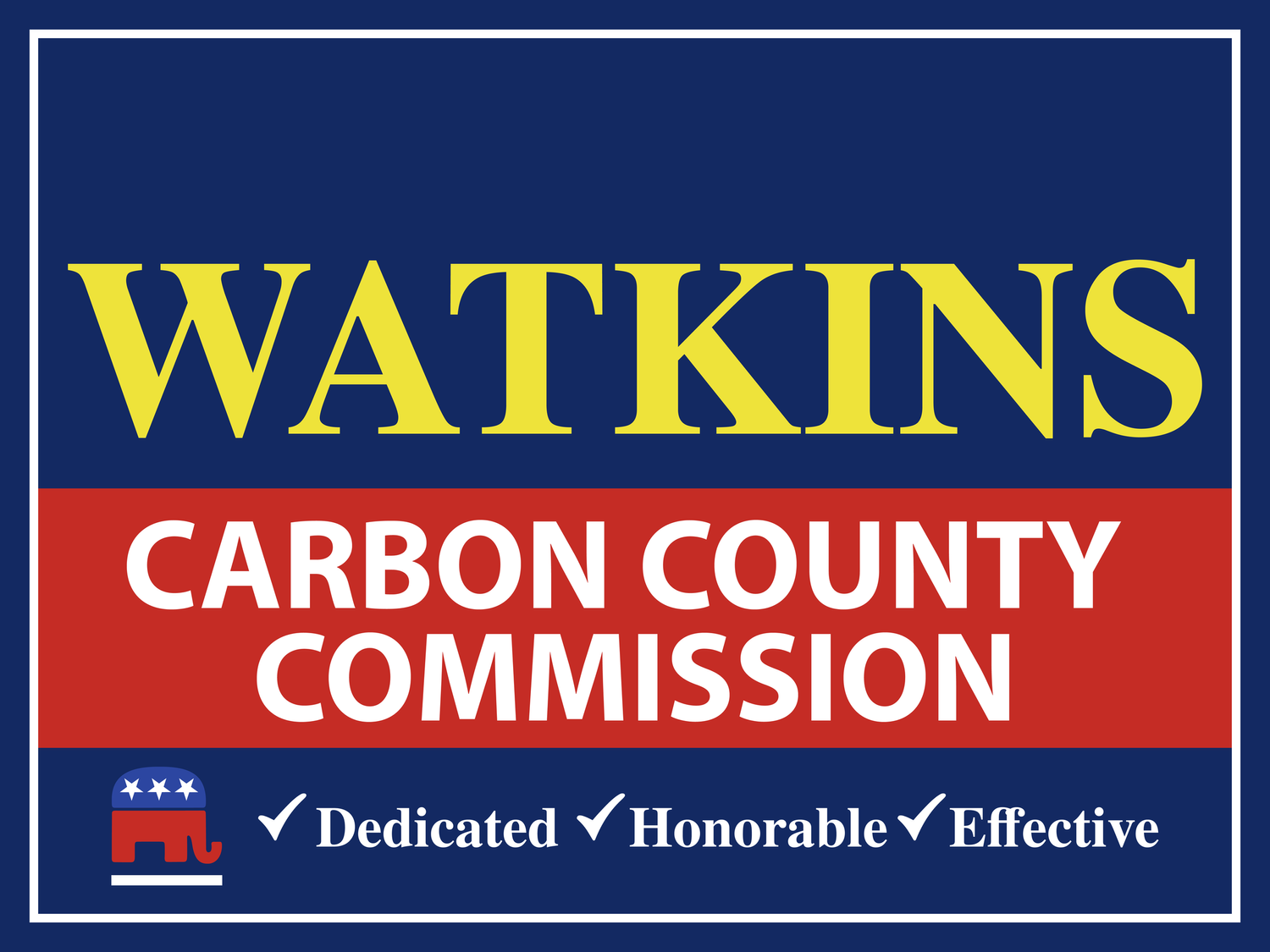 Christine Watkins For Carbon County Commission