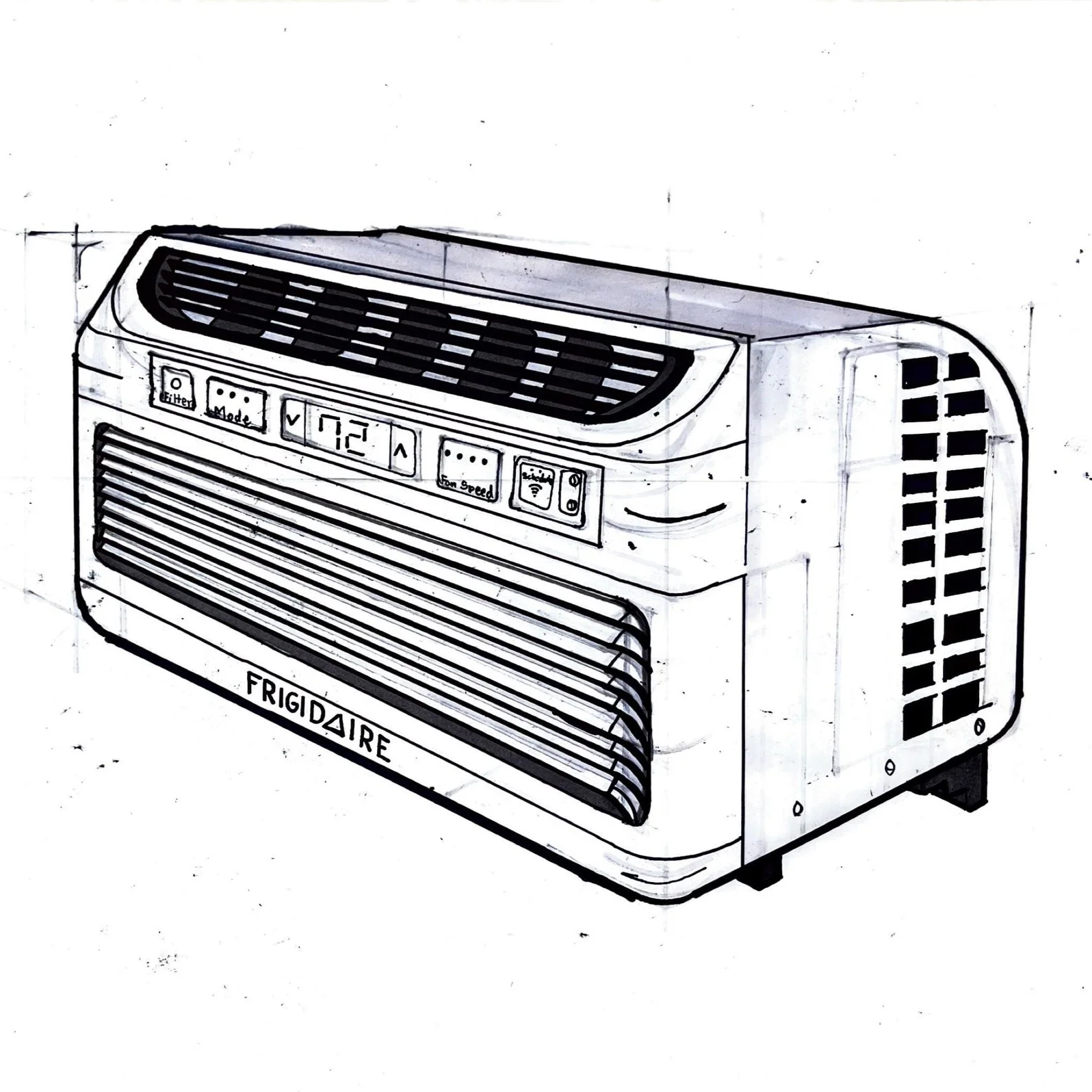 Window AC Sketches