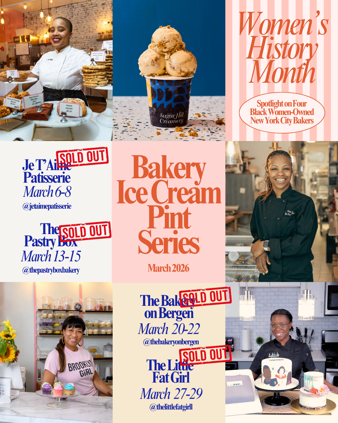 Celebrating Women's History Month: The Bakery Ice Cream Pint Series