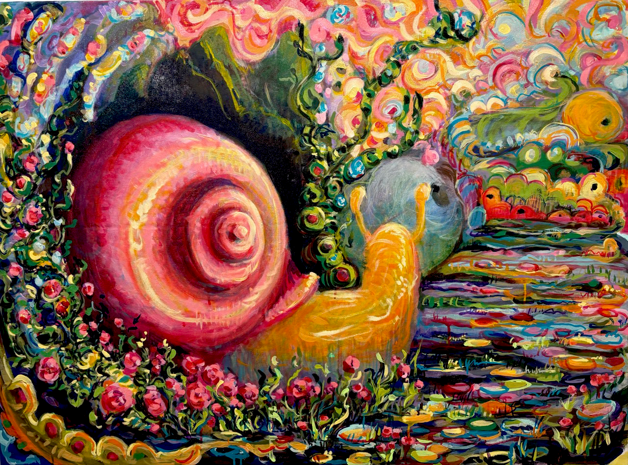 Do all Snails go to Heaven?, 2025
Acrylic on canvas
36x48
Available