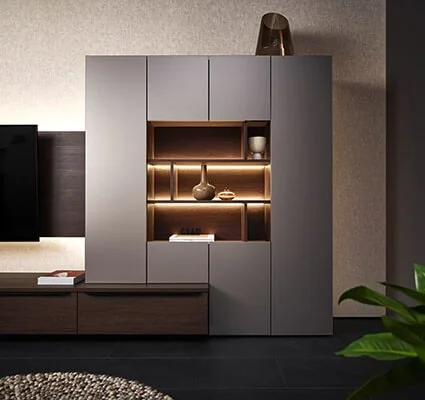 Kitchens and living furniture by Sachsenküchen premium luxury bespoke German kitchens and furniture