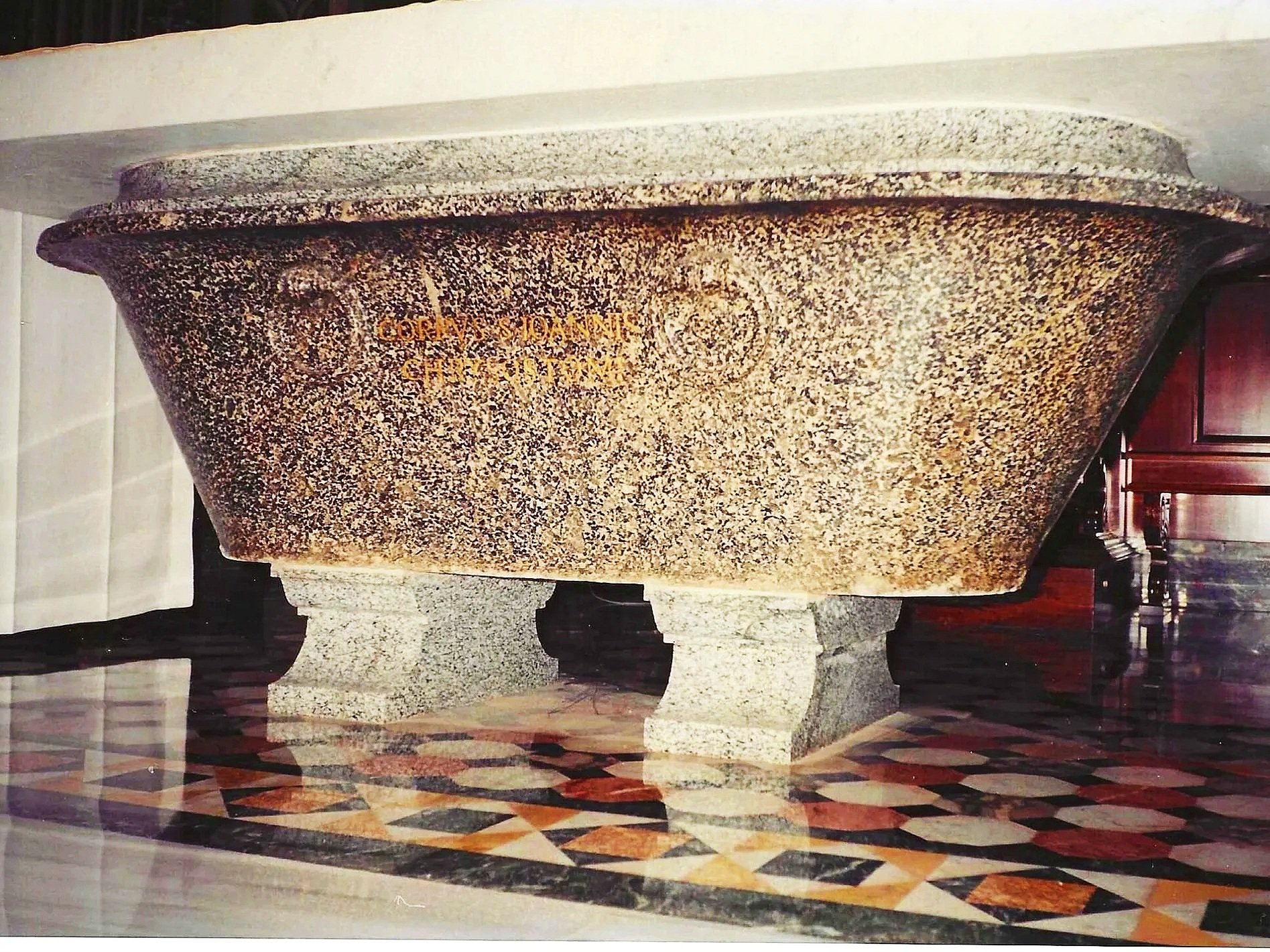 The Tomb of St. John Chrysostom in the Choir Chapel of St. Peter’s Basilica, Vatican City.
