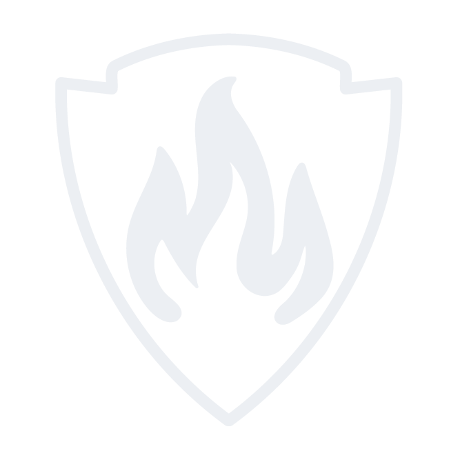 Central Radio Co, Inc.'s shield emblem with stylized flames inside, representing the company's commitment to shipyard safety and fire damage prevention.