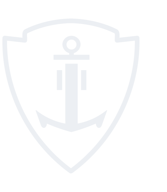 Central Radio Co, Inc. shield with an anchor symbol in the center, representing their commitment to providing two-way radio, marine electrical, and naval ship safety solutions.