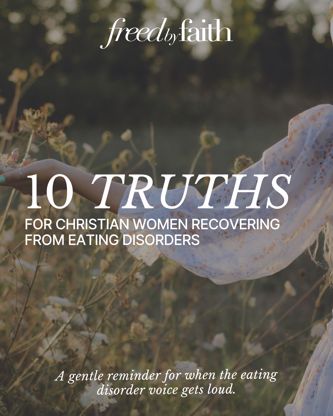 FREE 10 Truths Encouragement Cards