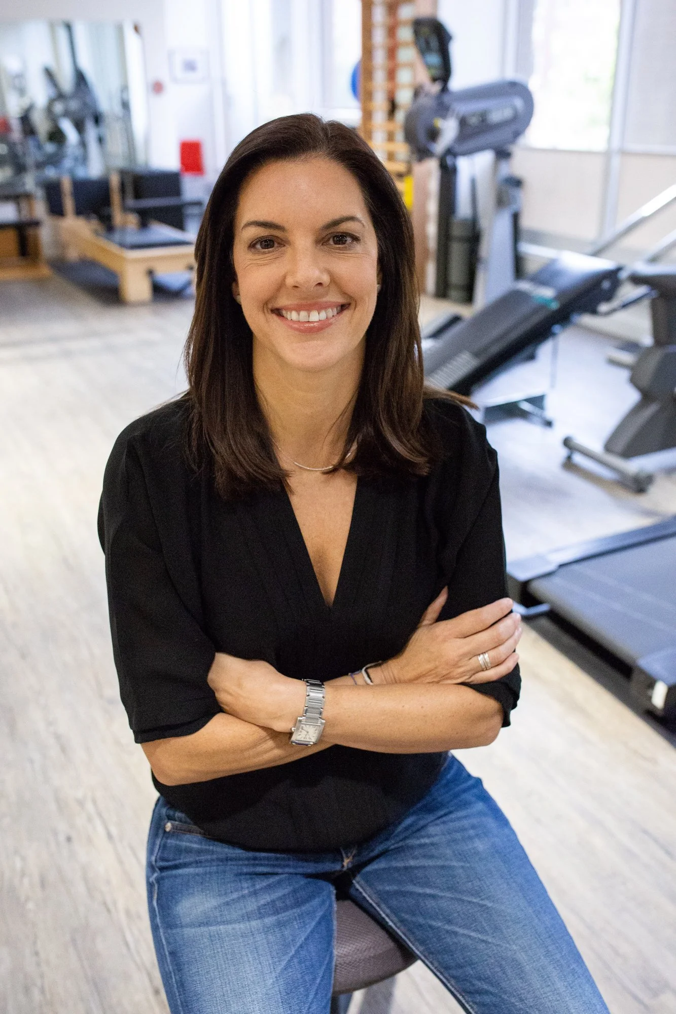Hilary Granat, a physical therapist, smiling at the camera