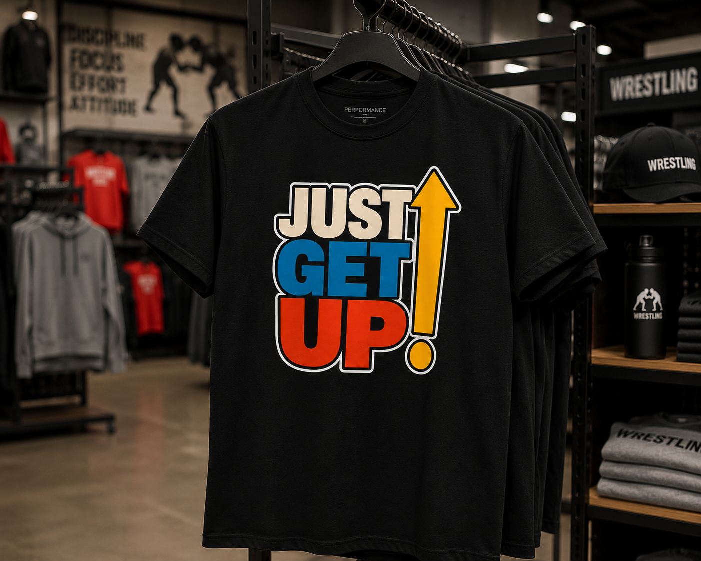 Just Get Up! Tee