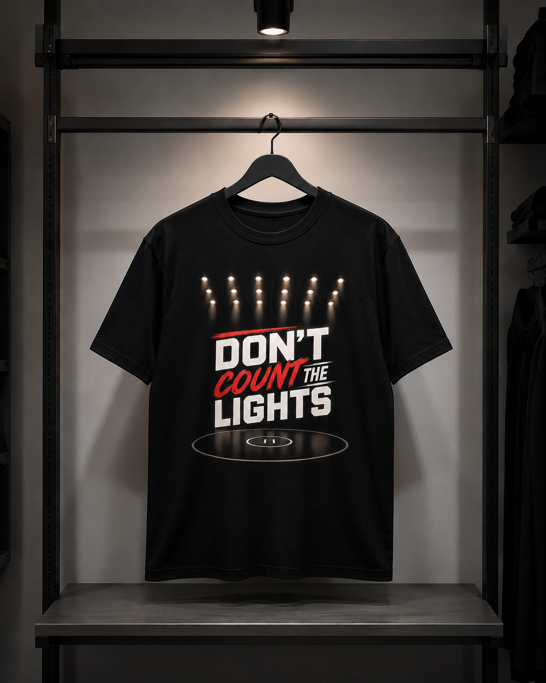 Wrestling:  'Don’t Count the Lights' Tee