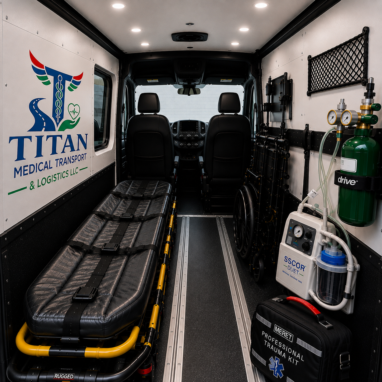 Titan Medical Transport Patient Pick-Up