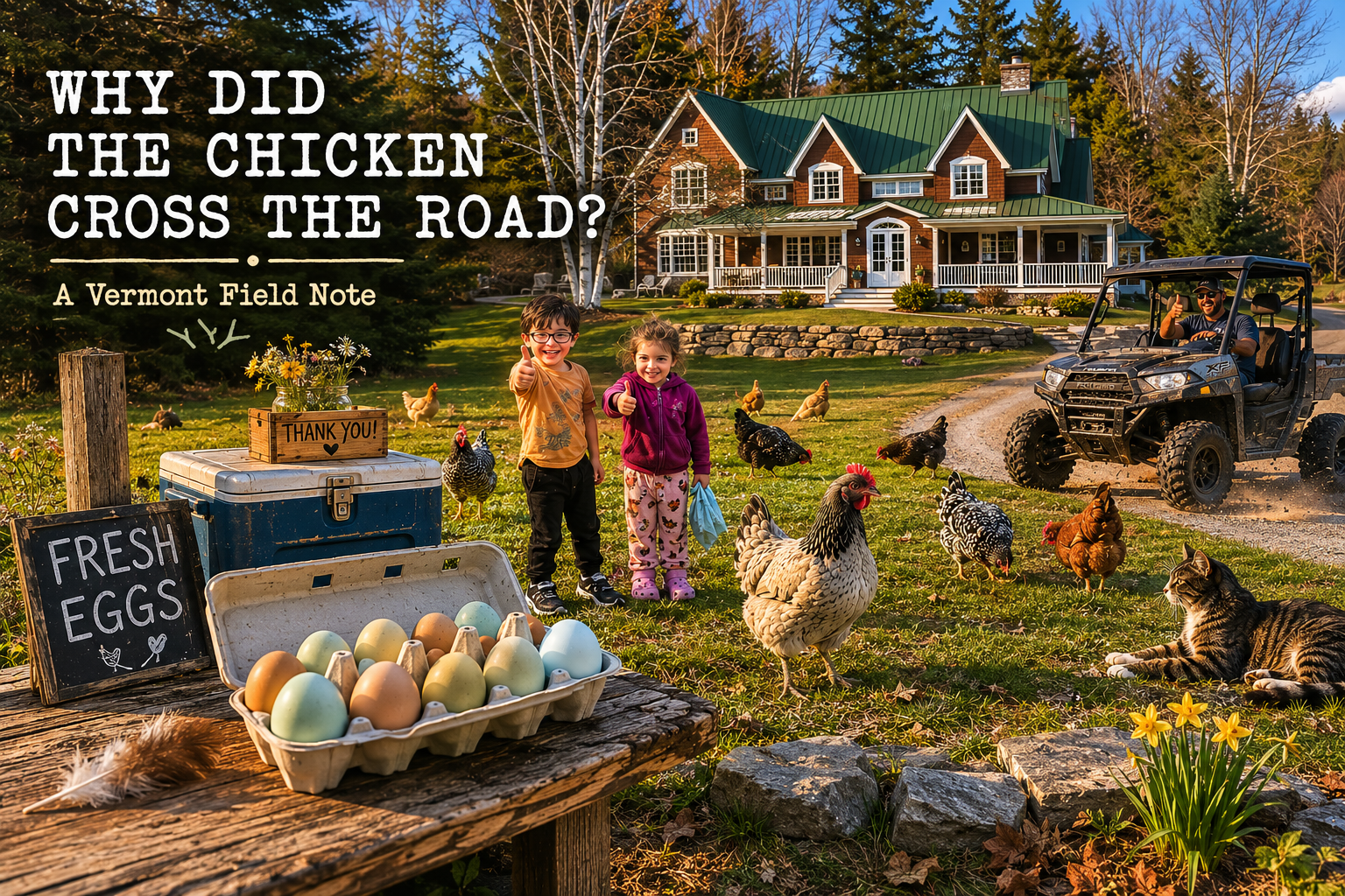 why did the chicken cross the road?