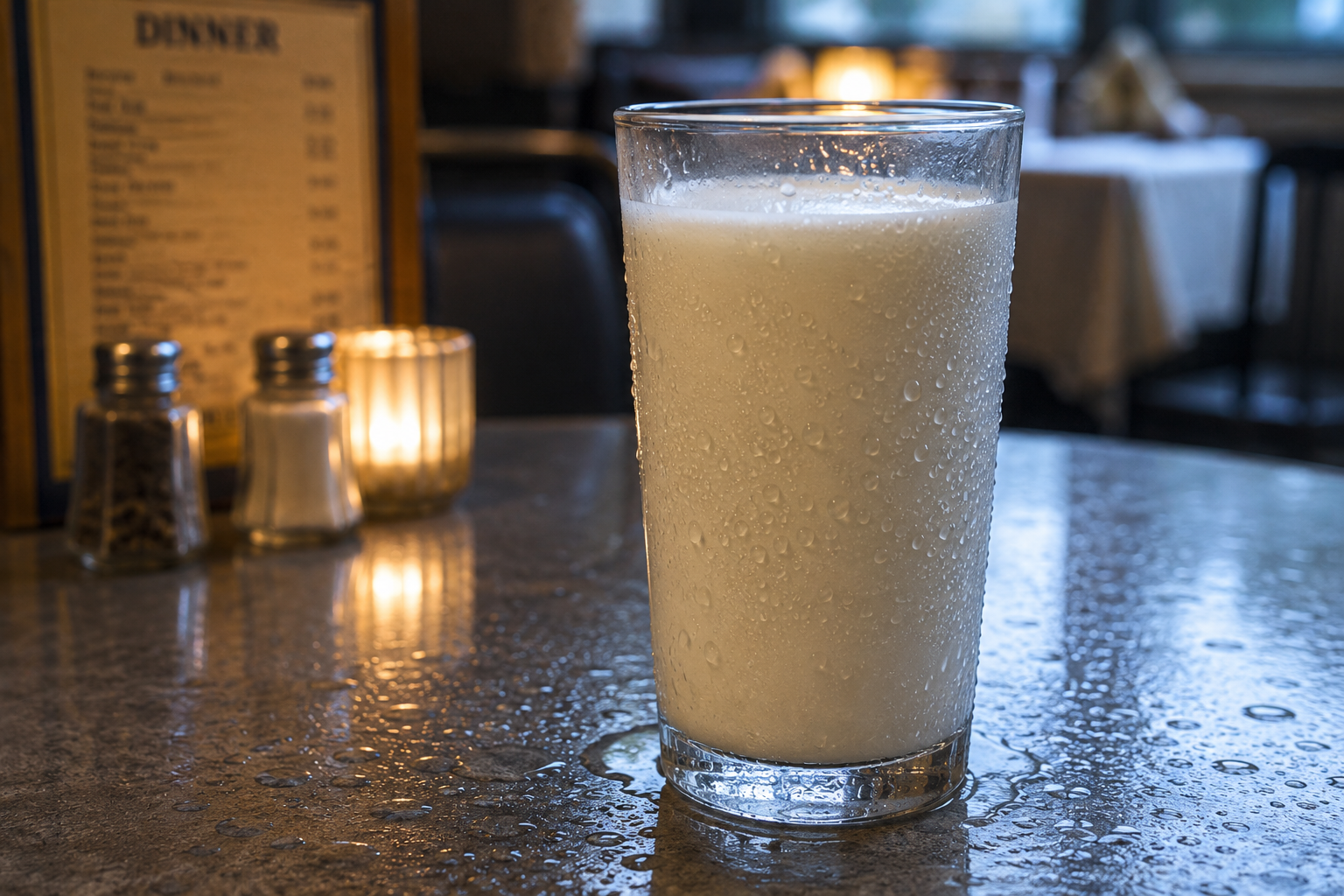 a glass of milk please