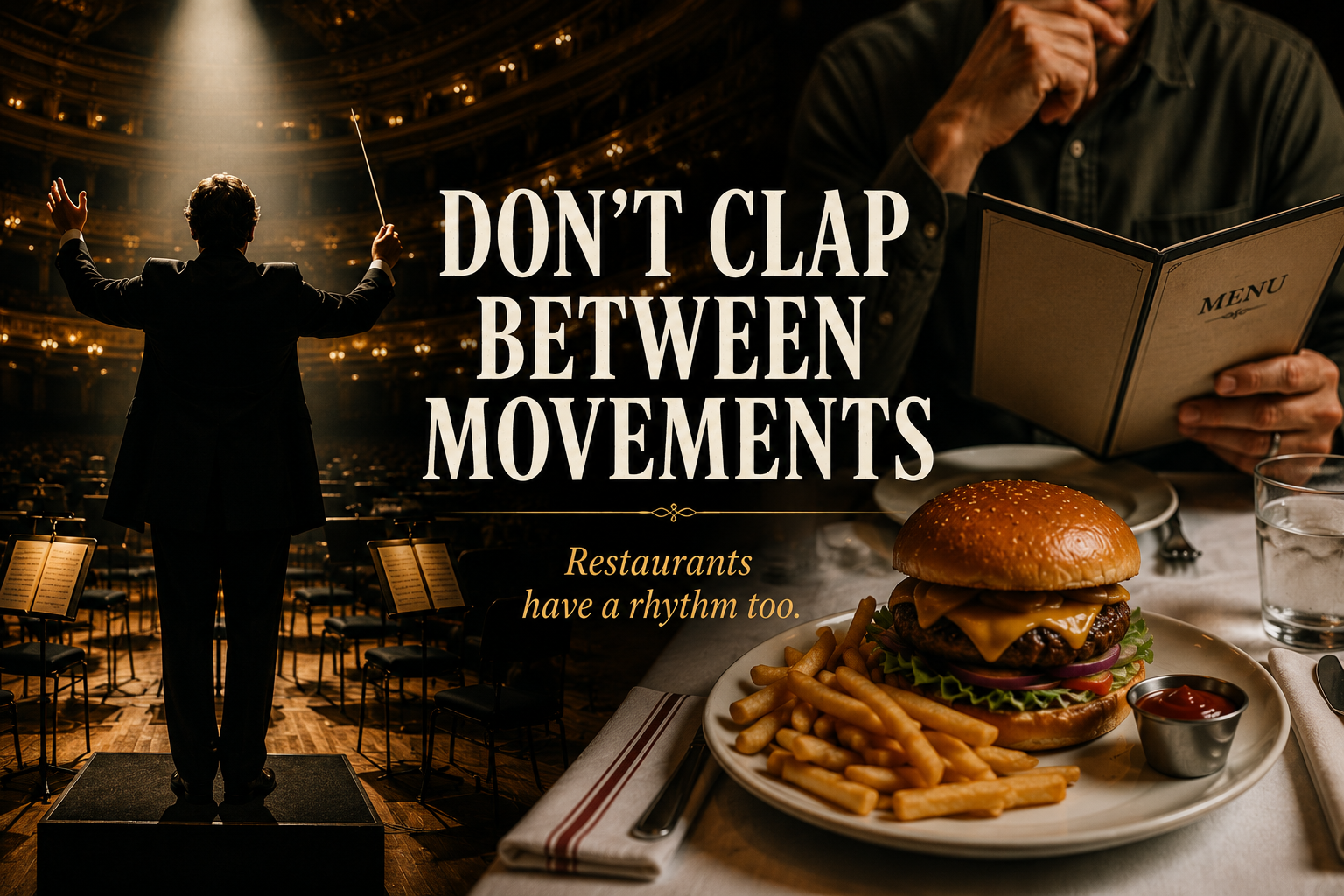 don’t clap between movements