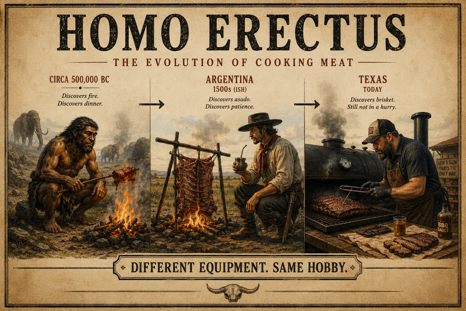 homo erectus was on to something