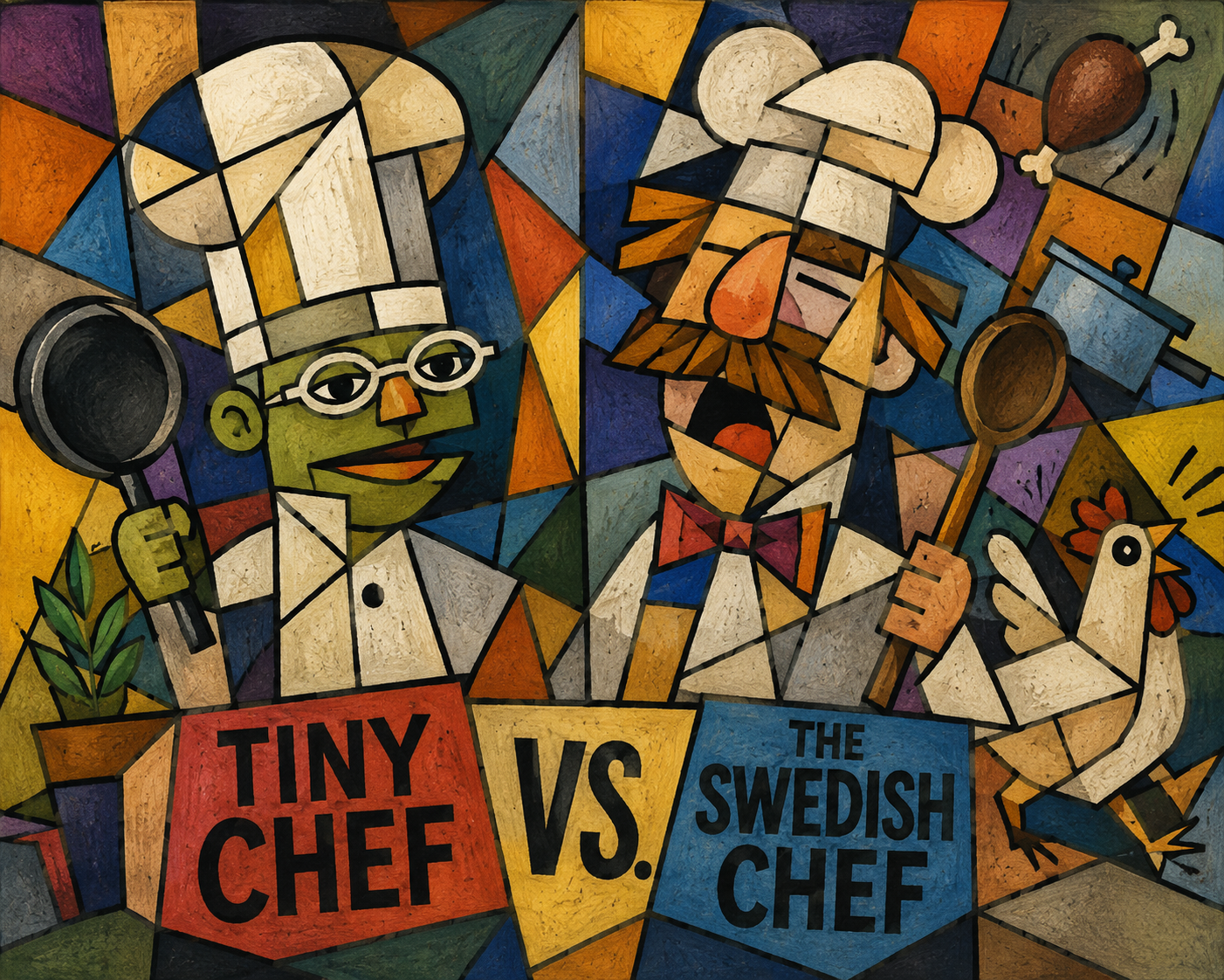 Tiny Chef vs. The Swedish Chef: A Culinary Heavyweight Bout