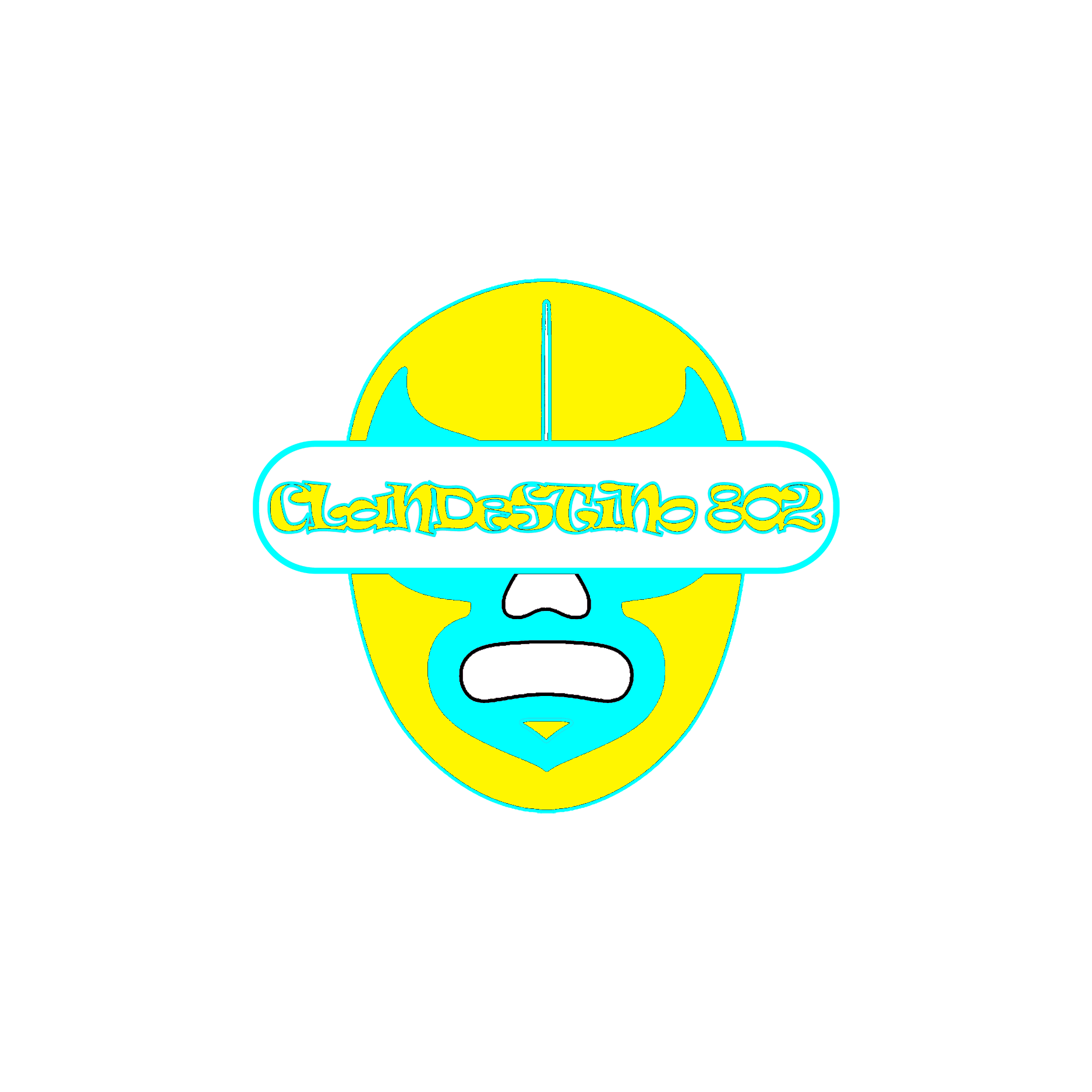 A yellow skull with large dark eye sockets and a nose opening, with a colorful banner overlay reading 'GAMETIME' in stylized yellow and blue text