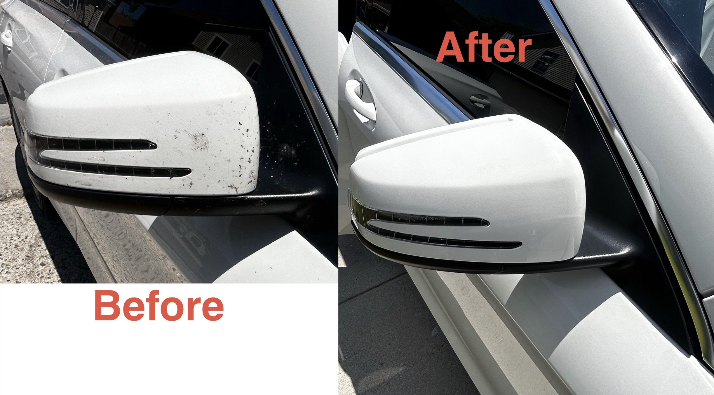 Bug guts all gone now!