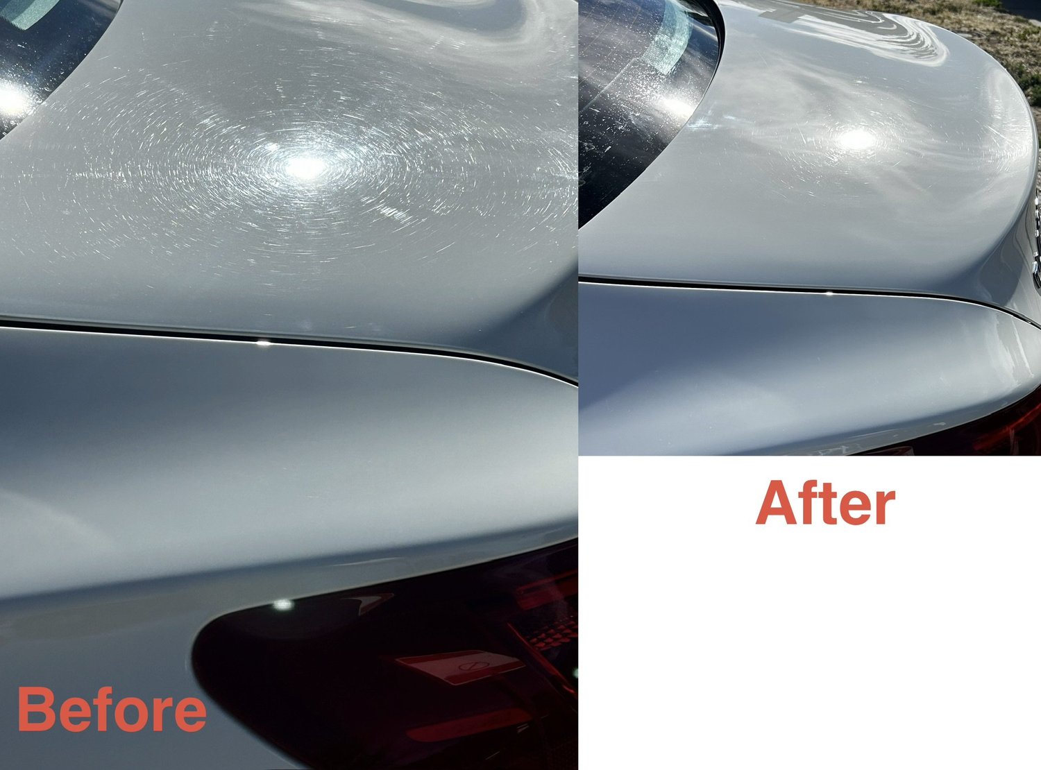 single stage Paint Enhancement completed by Vanta Auto Detailing