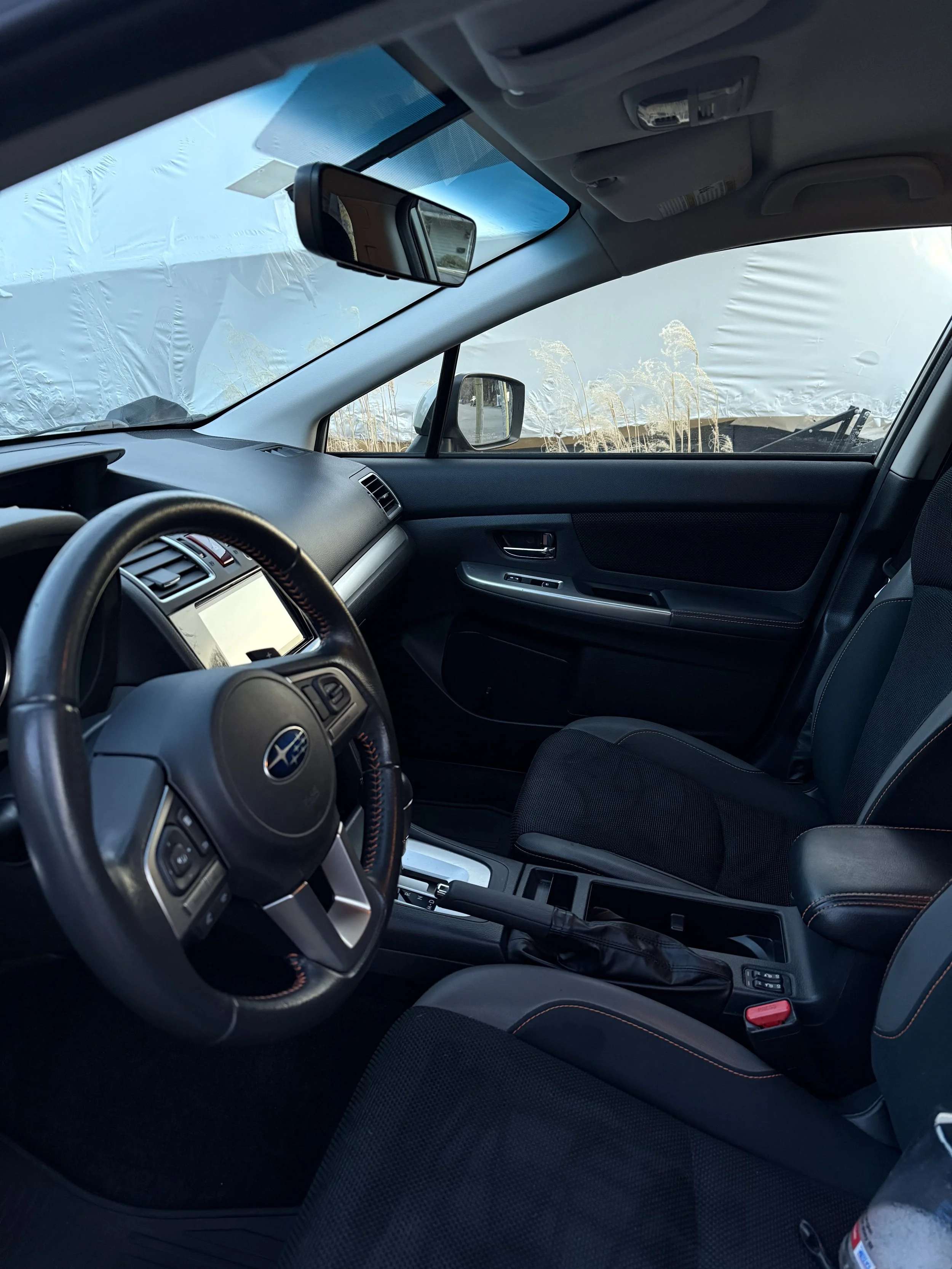 Interior Detail on a Subaru