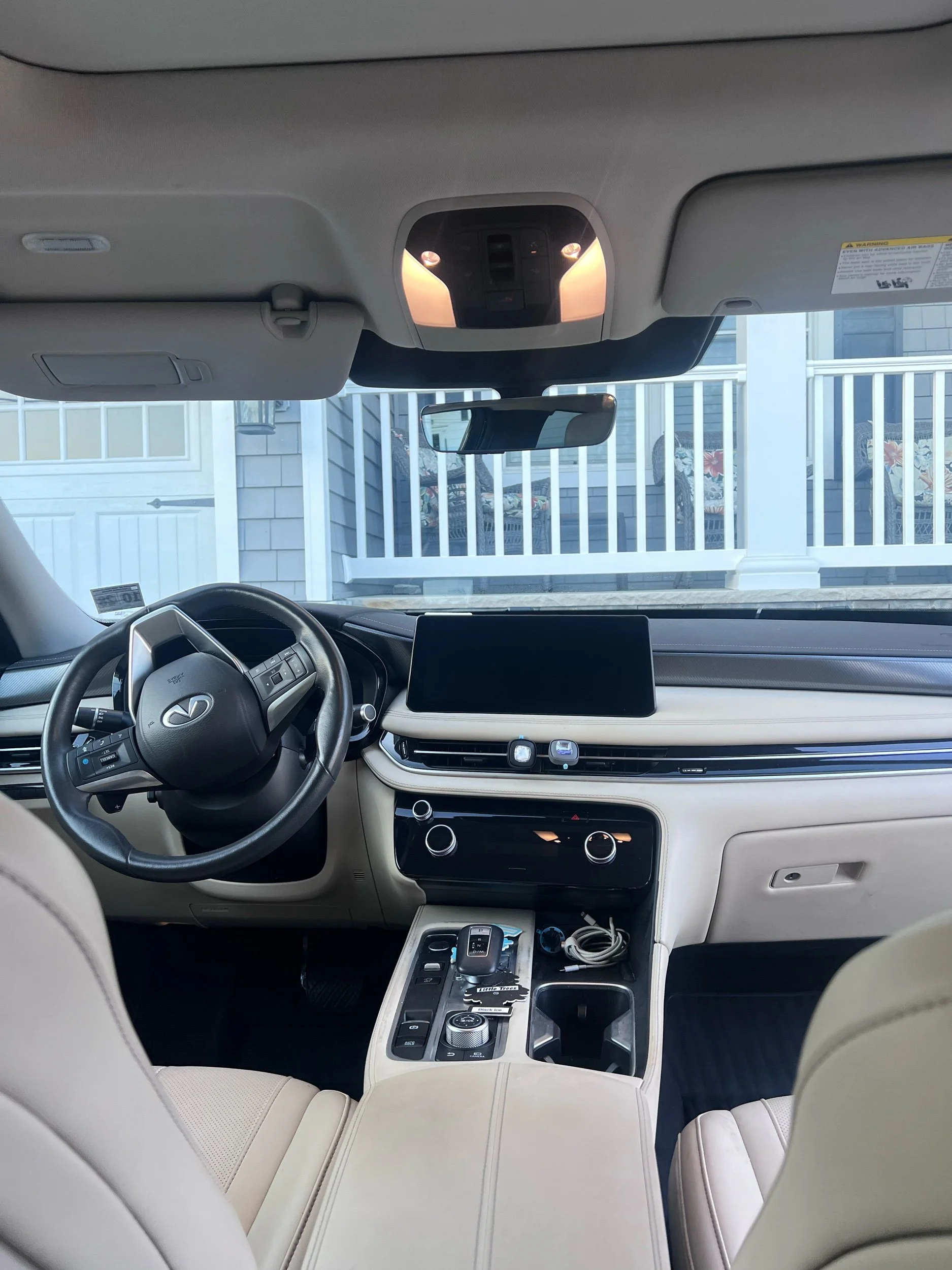 Interior Detail on an Infiniti